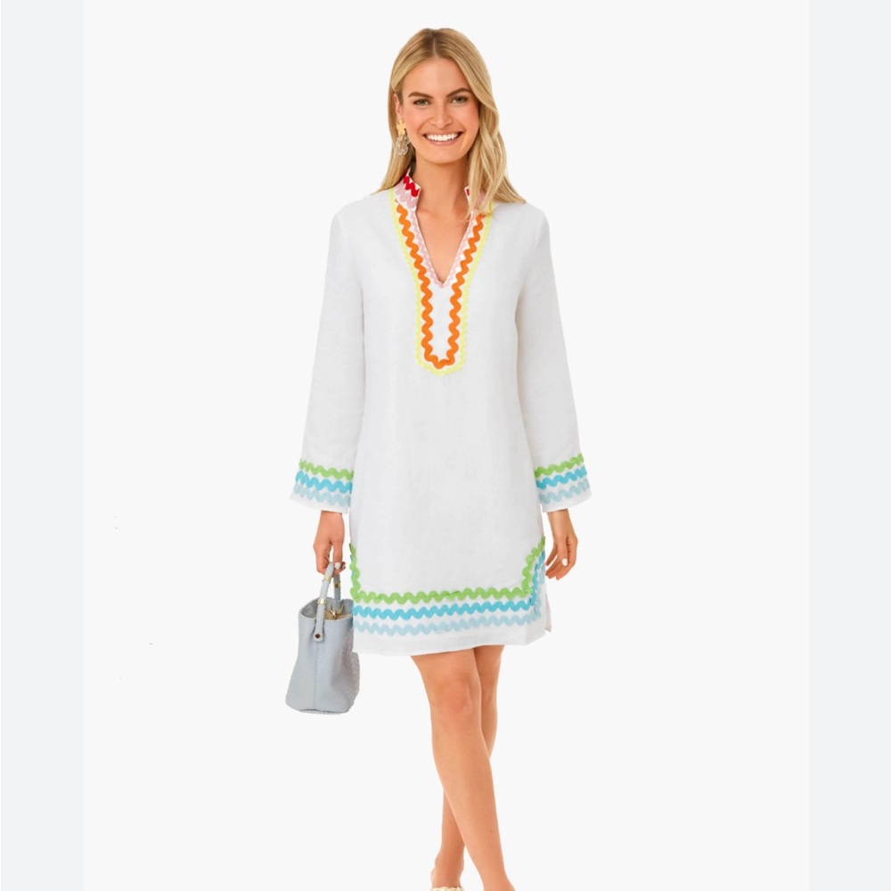 Sail to Sable STS Ric Rac long sleeve tunic dress XXS